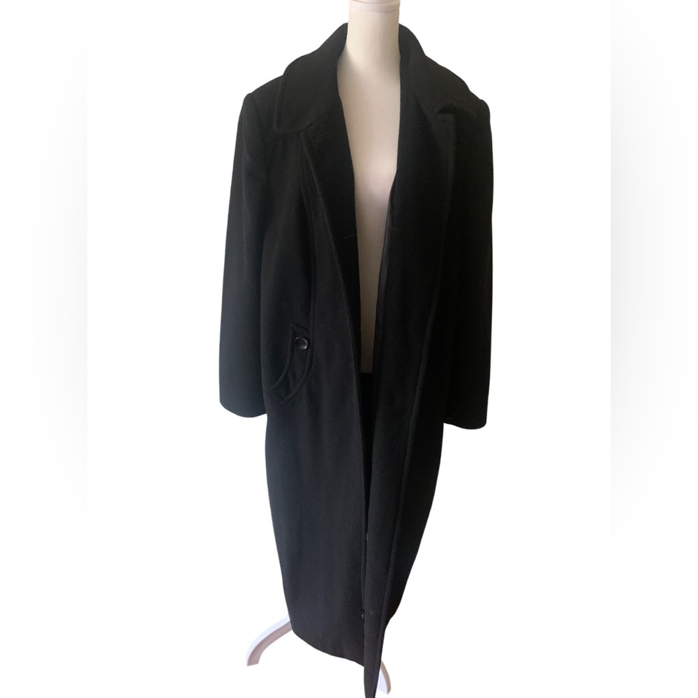 Mark Reed Sophisticated Black Women's Trench Coat, Perfect Condition